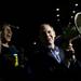Michigan head coach John Beilein uses a megaphone to speak to a crowd of fans outside Crisler Center on Sunday, March 31. Daniel Brenner I AnnArbor.com